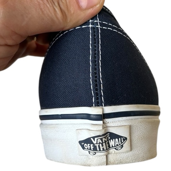 Classic Vans Off the Wall Navy and White Shoes Sneakers Men’s Size 11.5 Vintage - Picture 6 of 6